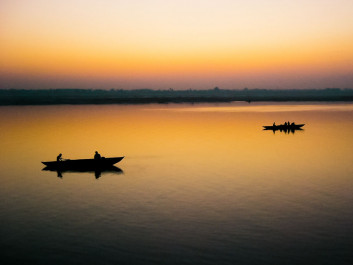Le Gange à l'aube - Varanasi - Inde